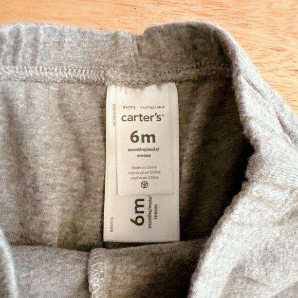 🧸 SALE! (5/$15, 8/$22, 12/$30)  Carter’s baby legging 6m baby pants unisex - Picture 3 of 4